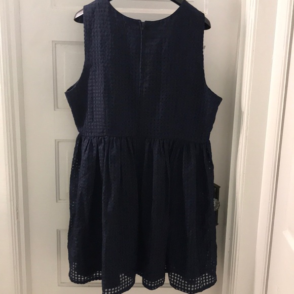 BLUE CHECKERED DRESS - Picture 2 of 4